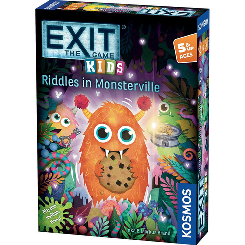 Kosmos Exit The Game Kids Riddles In Monsterville Board Game 5y+