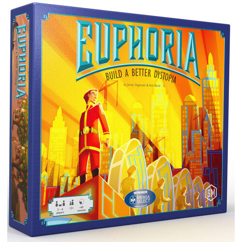 Stonemaier Games Euphoria Build a Better Dystopia Board Game 13y+