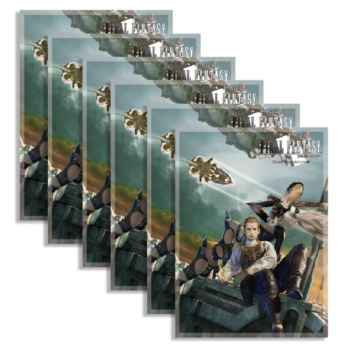 6x 60pc Final Fantasy TCG Trading Card Game Sleeves - FFXII Fran Balthier