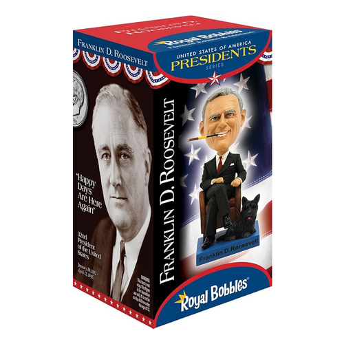 Royal Bobbles Bobblehead Franklin Delano Roosevelt 8'' Figurine Model