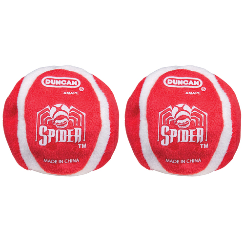 2PK Duncan Footbag Spider 6 Panel Sand Filled Assorted Toy 6y+