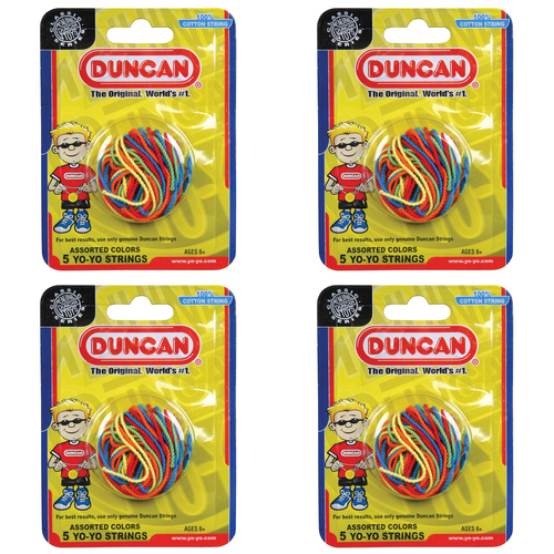 4x 5PK Duncan Yo Yo Cotton Replacement Strings Toy 6y+