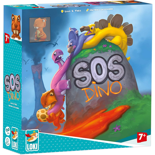 Loki SOS Dino Tile Placement Cooperative Board Game 7y+