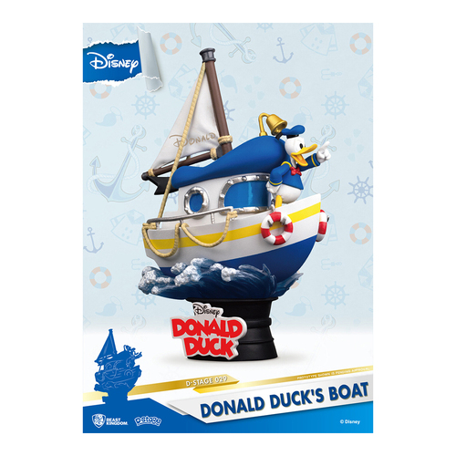 Beast Kingdom D Stage Donald Ducks Boat Figurine Model