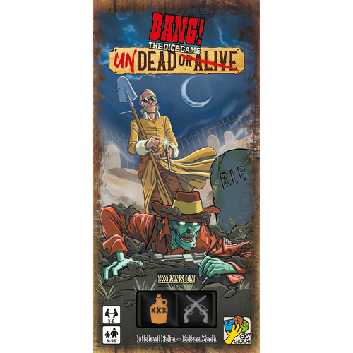 DaVinci Editrice Bang The Dice Game Undead or Alive Card Game 8y+