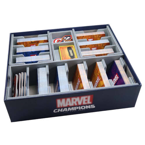 Folded Space Game Box Inserts Organiser For Marvel Champions RPG