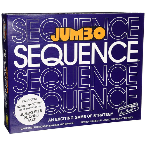 Crown & Andrews Sequence Jumbo Strategy Board/Card Game Box 5y+