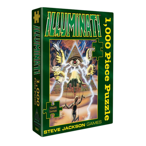 1000pc Steve Jackson Games Illuminati Jigsaw Puzzle 46x61cm