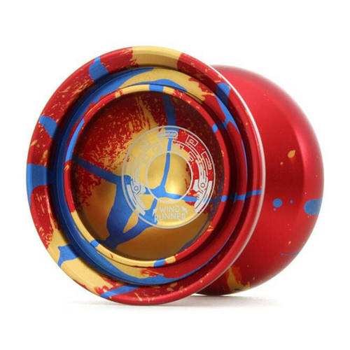 Duncan Yo Yo Expert Windrunner Red w/ Blue & Gold Splash Play Toys