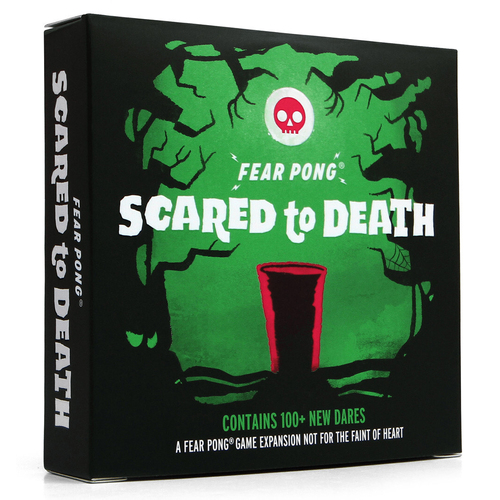 56pc Cut Games Fear Pong Scared To Death Card Game Expansion Pack 21y+