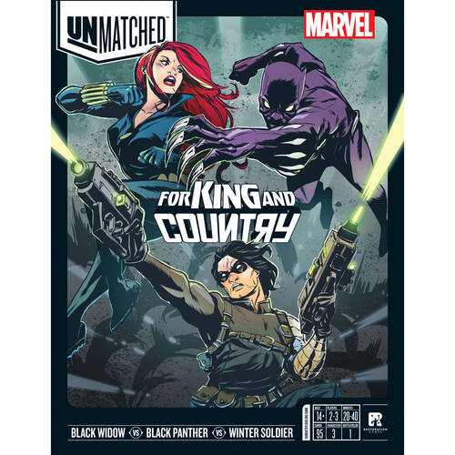 Iello Unmatched Marvel King & Country Kids/Family Board Game 14y+