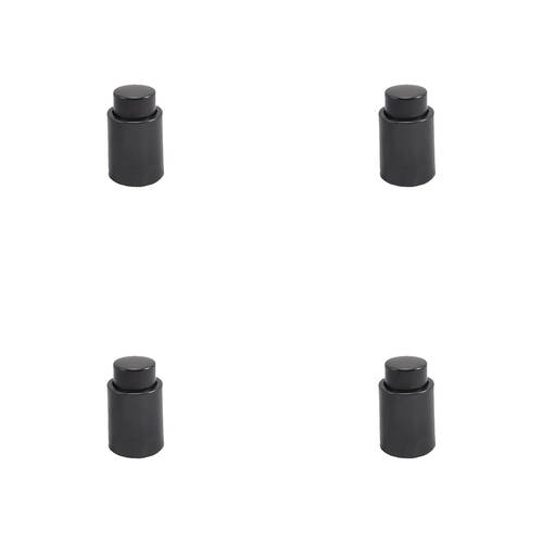 4PK Barpro Vacuum Wine Stopper Barware Accessory Black