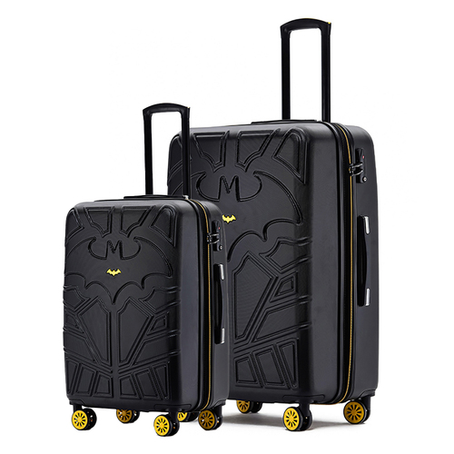 2pc Batman 19"/28" Trolley Checked Luggage Travel Suitcase Case Small/Large