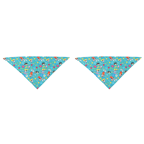 2PK The Stubby Club Powerpuff Girls Themed Dog Bandana Large