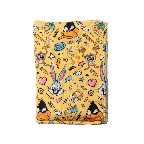 The Stubby Club Looney Tunes Themed Pet Dog Blanket