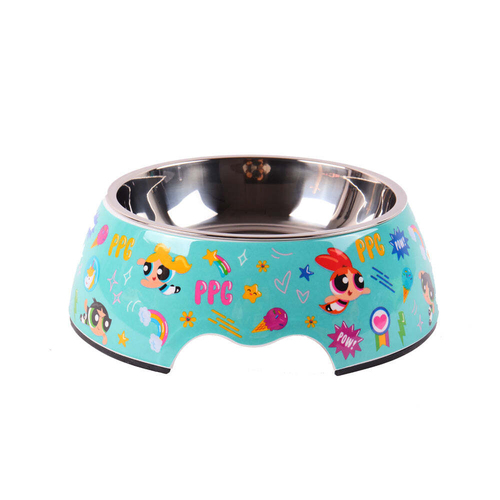 The Stubby Club Powerpuff Girls Themed Dog Pet Feeding/Drinking Bowl