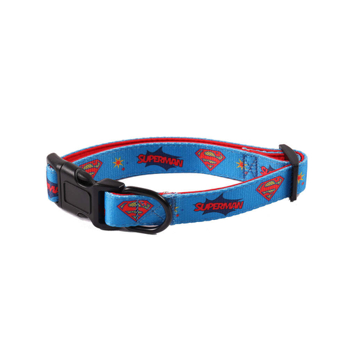 The Stubby Club Superman Themed Dog Pet Collar Small