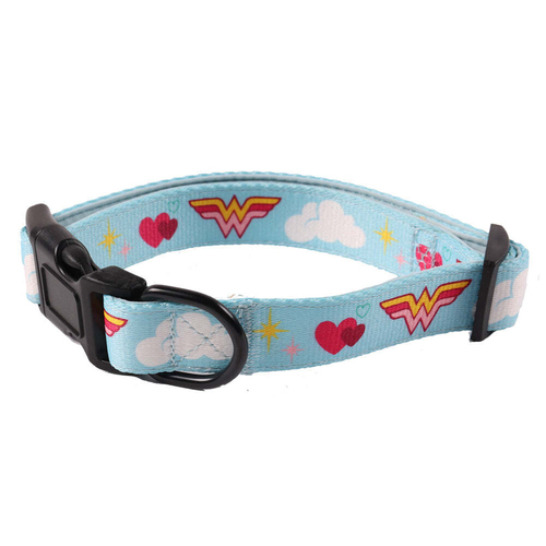 The Stubby Club Wonder Woman Themed Dog Collar Large