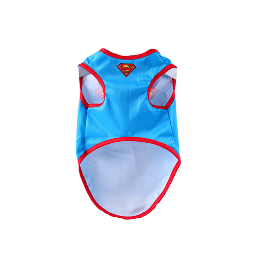 The Stubby Club Superman Themed Dog Jersey Medium