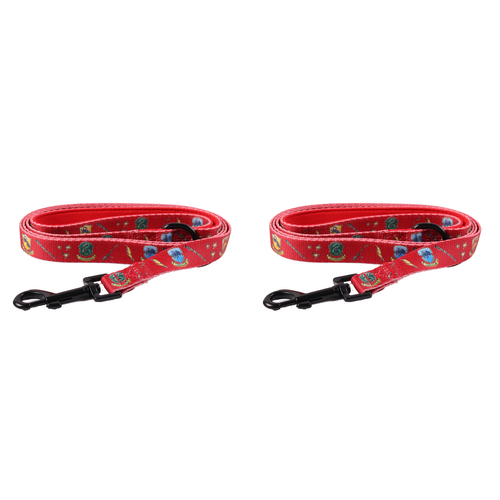 2PK Harry Potter Dog Lead Outdoor Leash Tie 150cm - Red