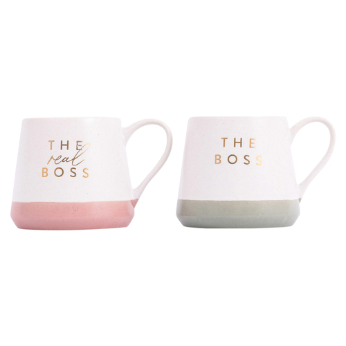 2pc Splosh Wedding Boss Ceramic Mug/Cup Set 440ml