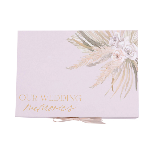 Splosh Floral Our Wedding Memories Keepsake Box 25x18cm