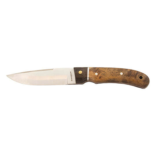 Whitby Pakkawood/Burlwood Survival/Camping Knife w/ Sheath - 4.5'' Blade