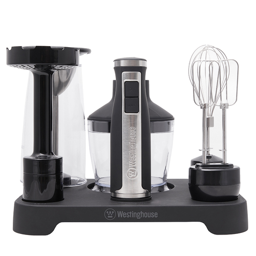 Westinghouse Multi Function 350W Stick Mixer Set w/ Lock In Stand