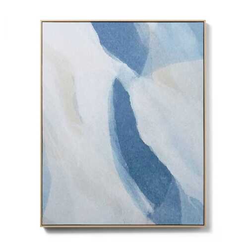 E Style 80x100cm Misty Canvas Wall Art - Blue