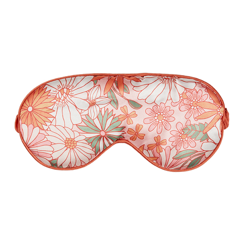 Splosh Wellness Retro Floral Eye Mask/Silk Sleeping Eyeshade 16.5x7.5cm