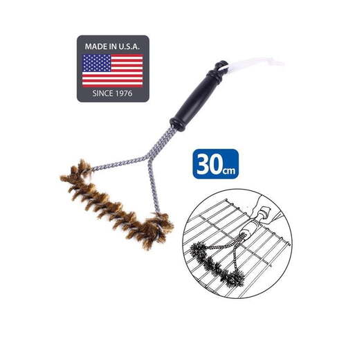 White Magic 30cm Brass Spiral Barbecue Grill Brush Small