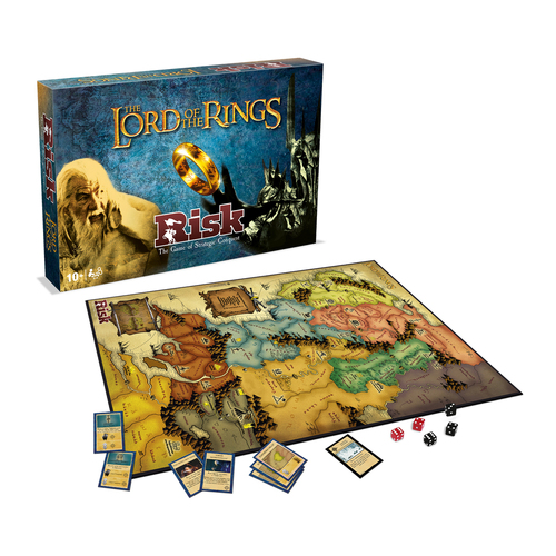 RISK Lord of the Rings Family Tabletop Themed Board Game 18+