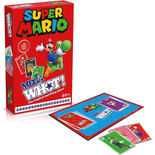 MEGA WHOT! Super Mario Family Tabletop Themed Board Game 5+