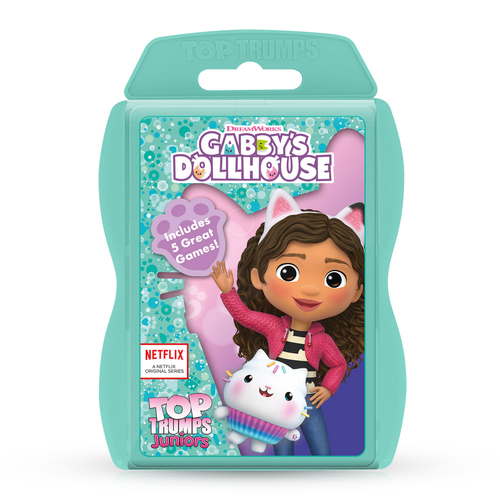 Top Trumps - Juniors Gabby's Dollhouse Family Tabletop Themed Card Game 5+