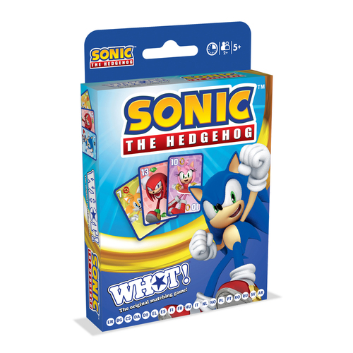 WHOT Sonic the Hedgehog Family Tabletop Themed Board Game 5+