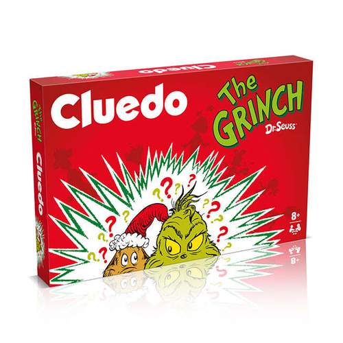 Cluedo The Grinch Family Party Tabletop Board Game 8+