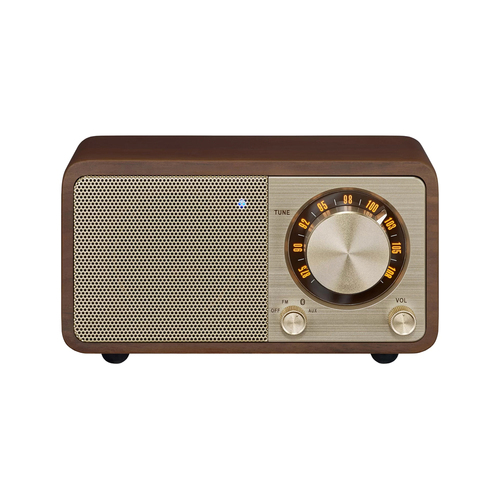 Sangean WR-7 FM/Bluetooth/Aux-In 12cm Wooden Cabinet Radio