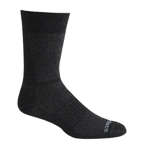 Wrightsock Eco Lt Hike Crew Black Unisex Socks S AU 4-6 Womens