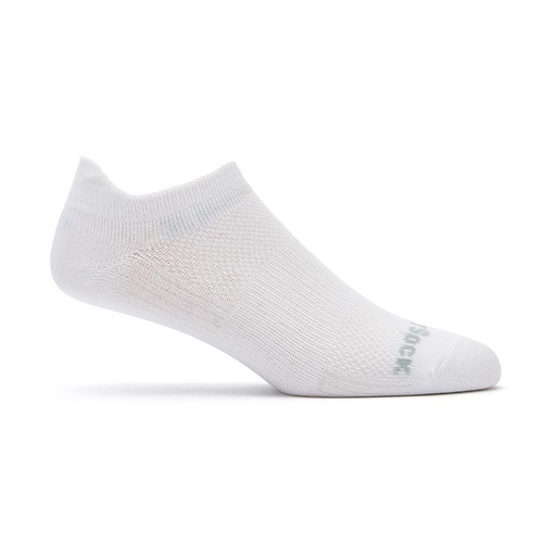 Wrightsock Coolmesh II Tab White Unisex Socks XL AU 12+ Mens