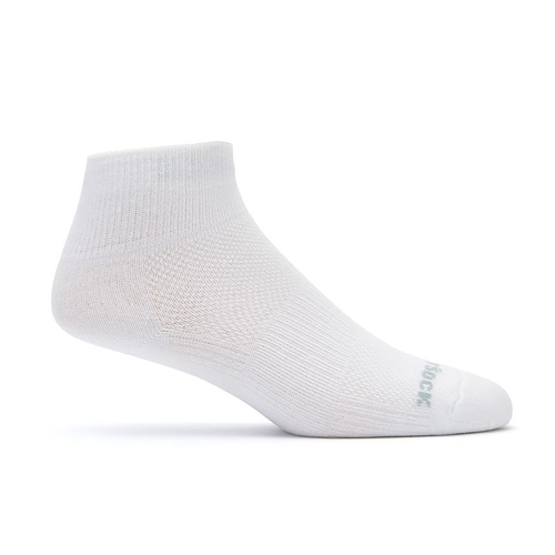 Wrightsock Coolmesh II Quarter White Unisex Socks S AU 4-6 Womens