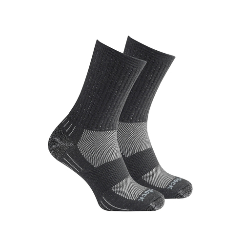 Wrightsock Silver Escape Crew Steel Grey Unisex Socks XL AU 12+ Mens