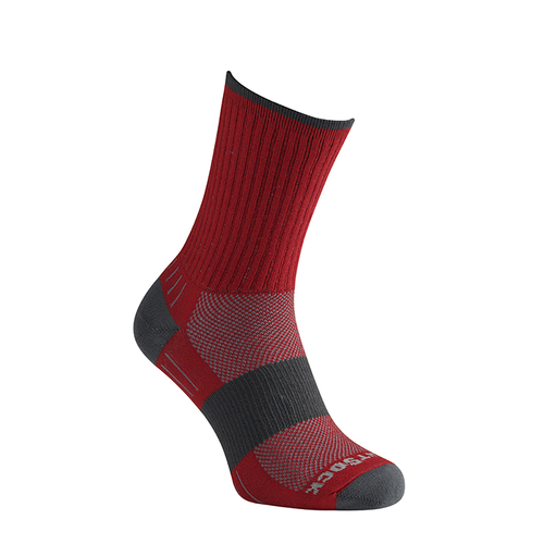 Wrightsock Escape Crew Red Unisex Socks L AU 8-11.5 Mens/9.5-11 Womens