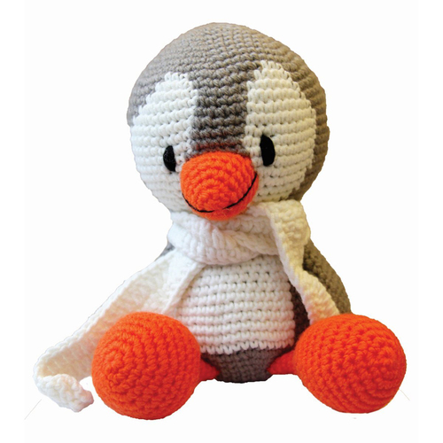 Bobi Craft Cotton 29cm Pippi Penguin Kids Plush Cuddle Toy 3y+