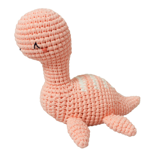 Bobi Craft Cotton 15cm Plesiosaur Soft Rattle Kids Animal Plush Toy 3y+