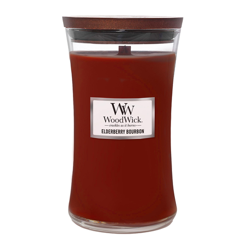 WoodWick 609g Scented Candle Elderberry Bourbon Large - Red