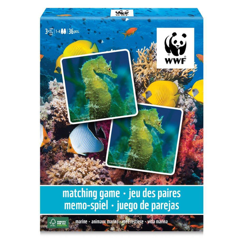 WWF Memory Matching Game Marine Play Kids/Children 3y+