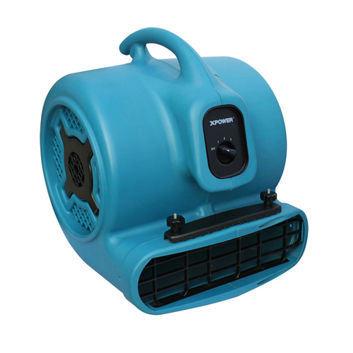 XPower 700W Multipurpose Floor Drying Fan Air Mover 45x47cm - Blue 