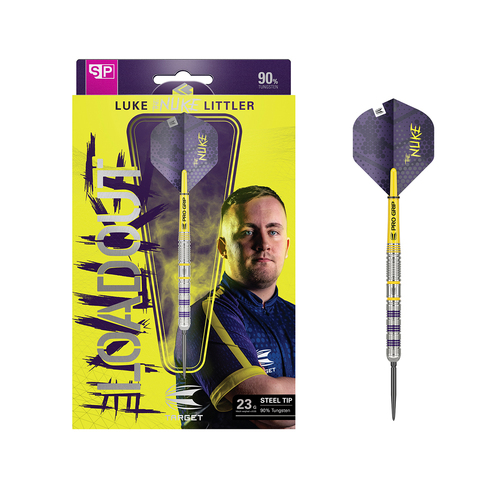 Target Luke Littler Loadout 90% Tungsten Steel Tip Darts