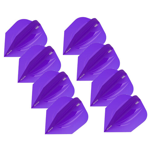 8x 3pc Target ID Pro Ultra No.6 Dart Flights Set - Purple