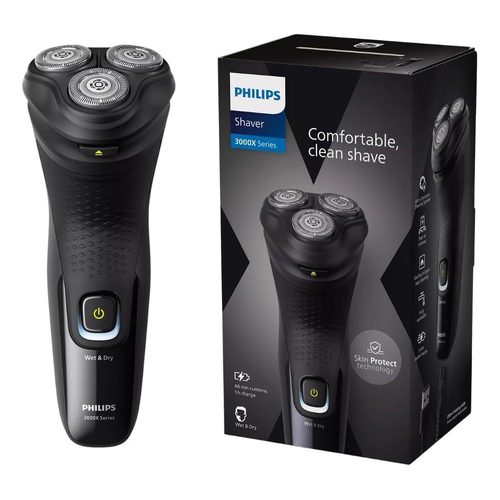 Philips X3021/00 Wet & Dry Shaver 3D Floating Heads Series 3000